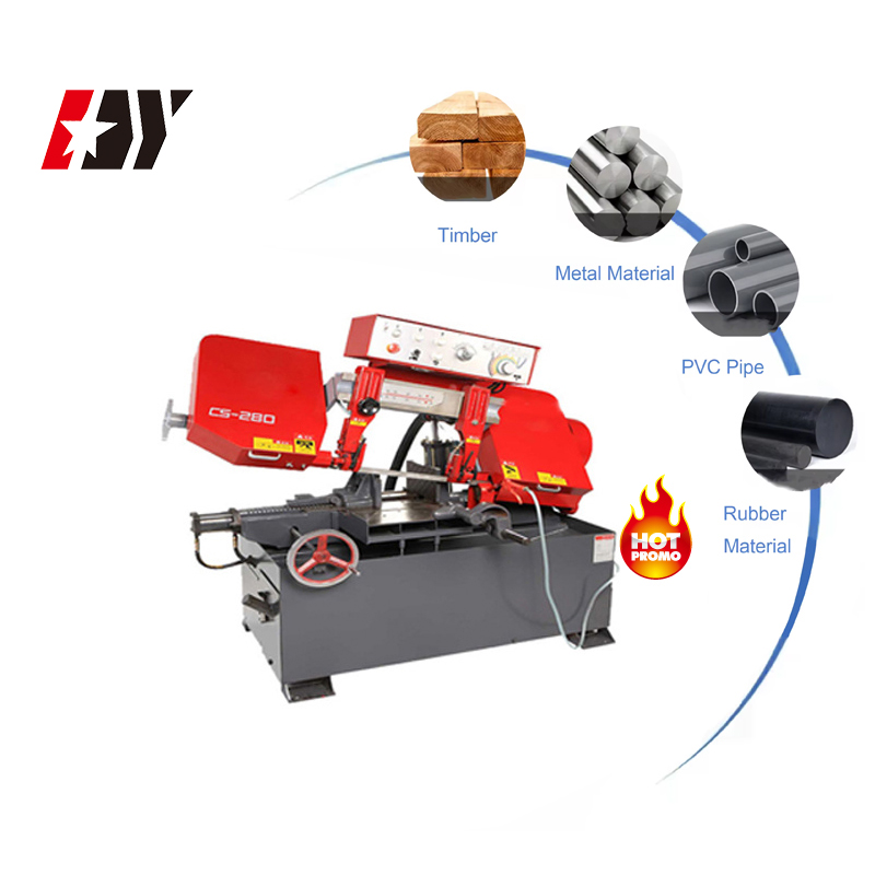 High Speed Steel Pipe Metal Cutting Band Saw Machine Horizontal Metal Band Saw Machine